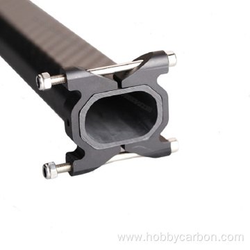 First service cnc aluminum tube clamp for helicopter